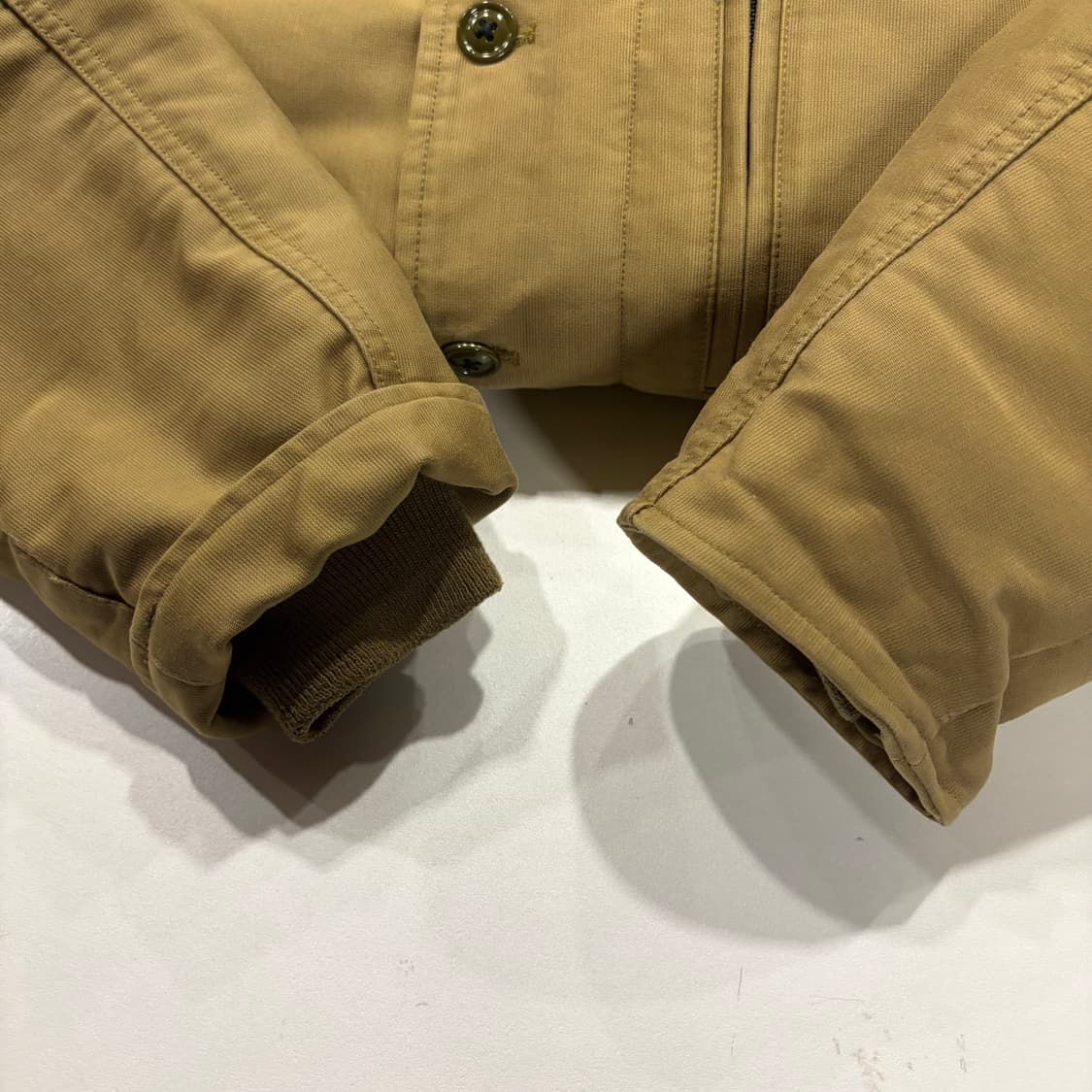 에스피오나지 베이지 퍼 카라 덱 자켓 B850 상품이미지7