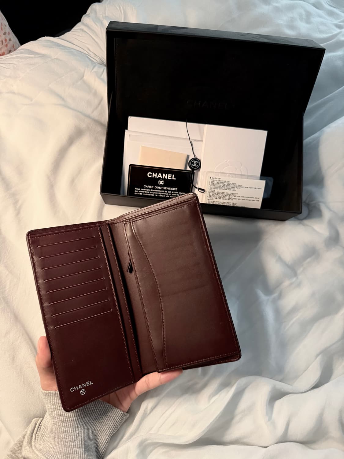 샤넬 장지갑 은장 상품이미지3