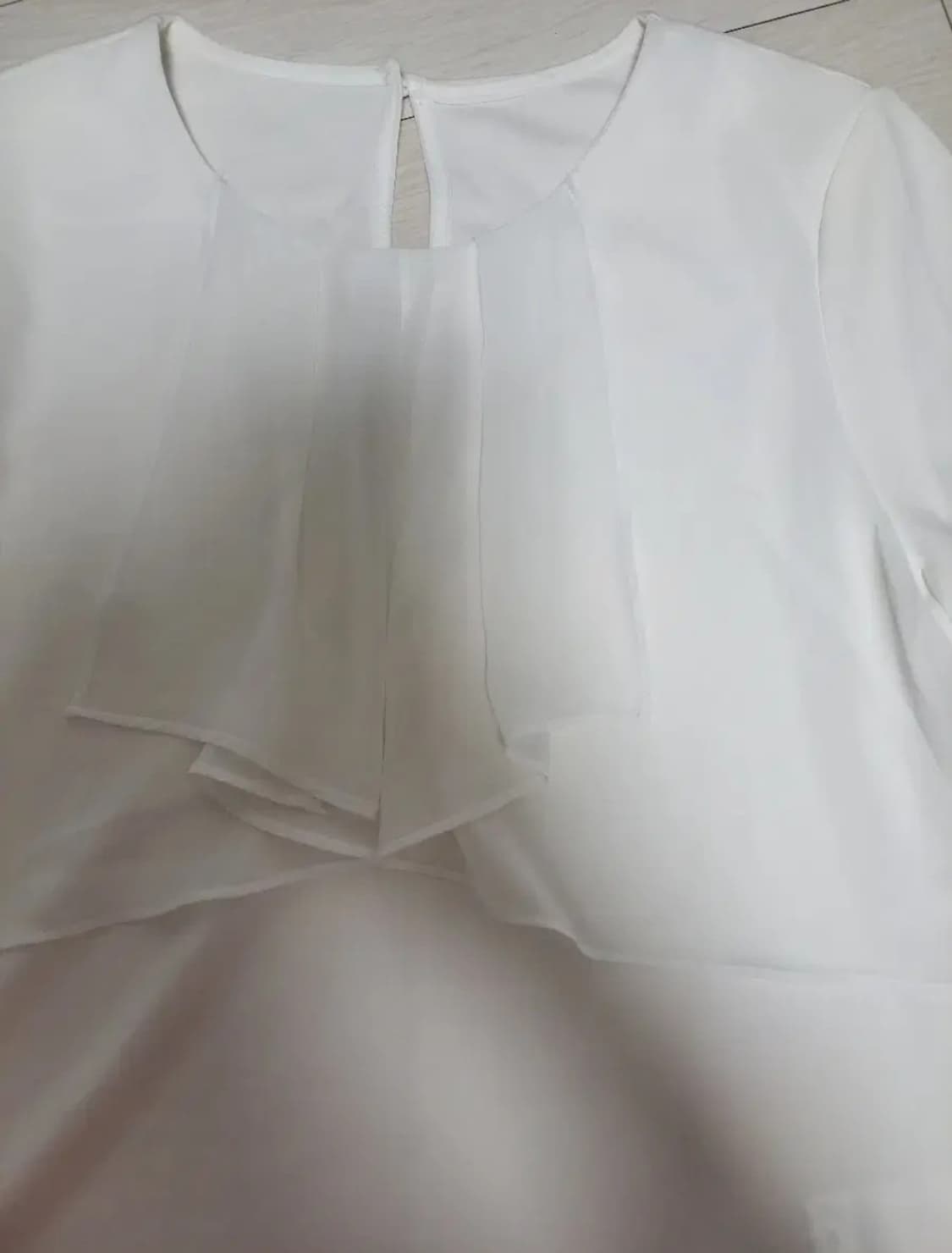 급처새상품!SI씨 러블리프릴 달천깔블라우스티 레니본st리즈리사st샤틴st 상품이미지2