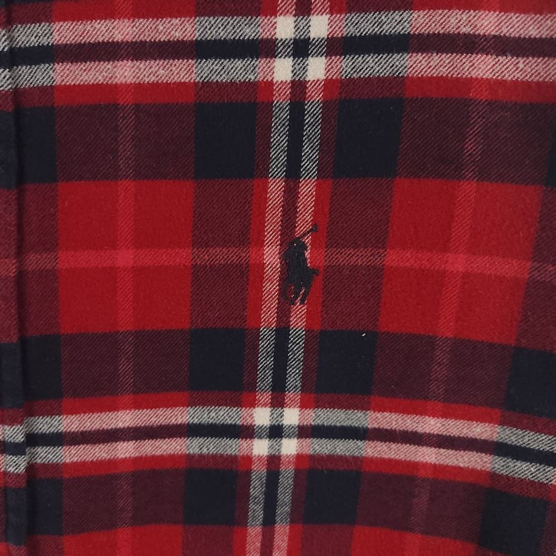 [남L]폴로랄프로렌 00'S 헤비코튼 체크 셔츠[Y5C-235] 상품이미지5