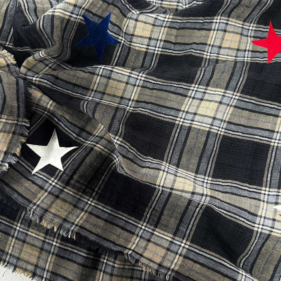 디에디터 코튼 체크 플리츠 스커트 상품이미지3