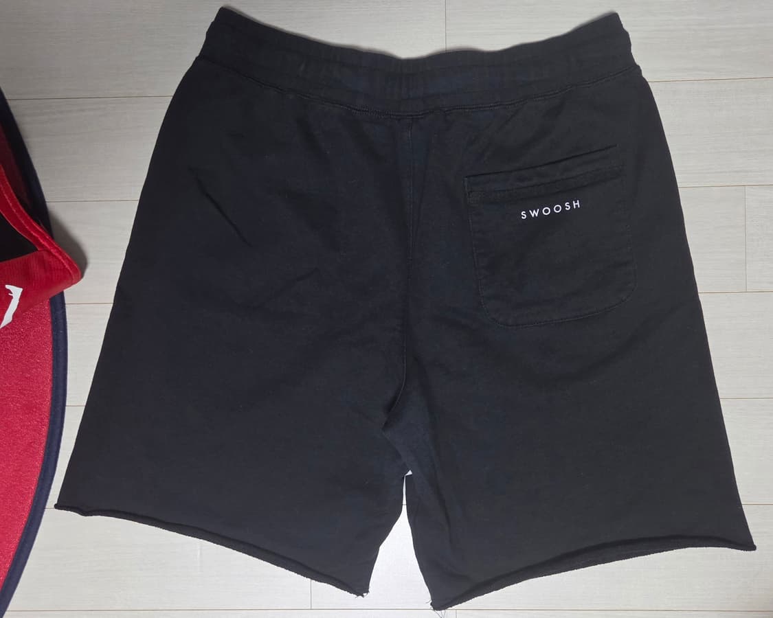 [2XL, 체감 L~XL] 나이키 스우시 로고 니트 반바지 쇼츠 상품이미지2