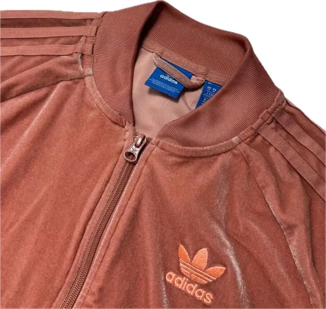 아디다스 인디고 핑크 산딸기 벨벳 트랙탑 져지 상품이미지2