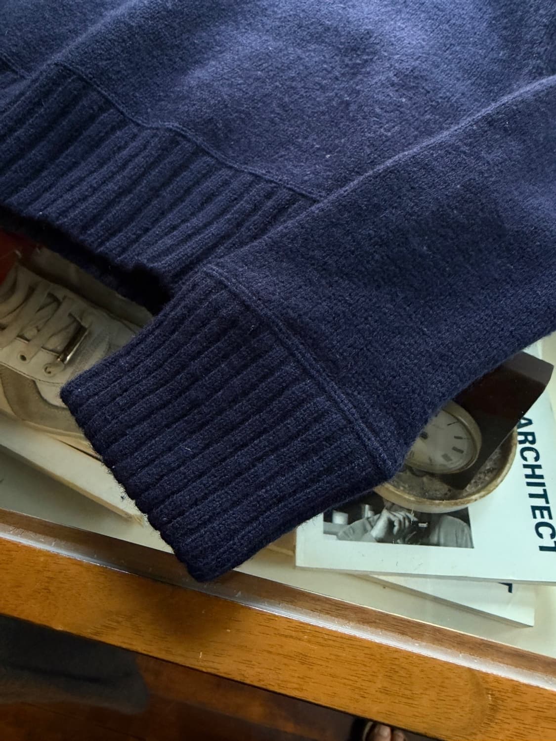 랄프로렌 럭비 숄칼라 니트 슬림100 상품이미지9