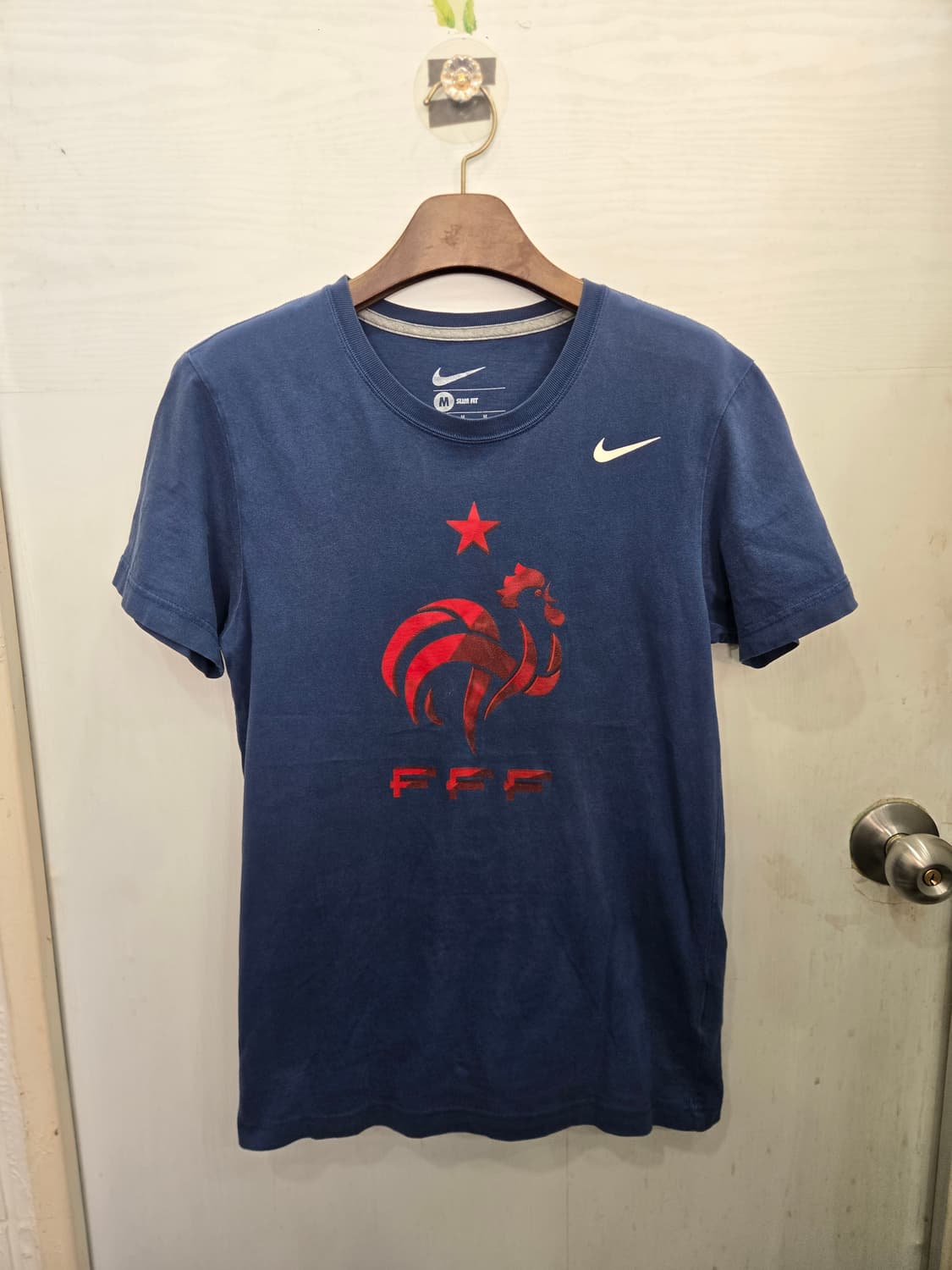 M,95 )) NIKE 나이키 프랑스 라운드넥 반팔 티셔츠! 상품이미지1