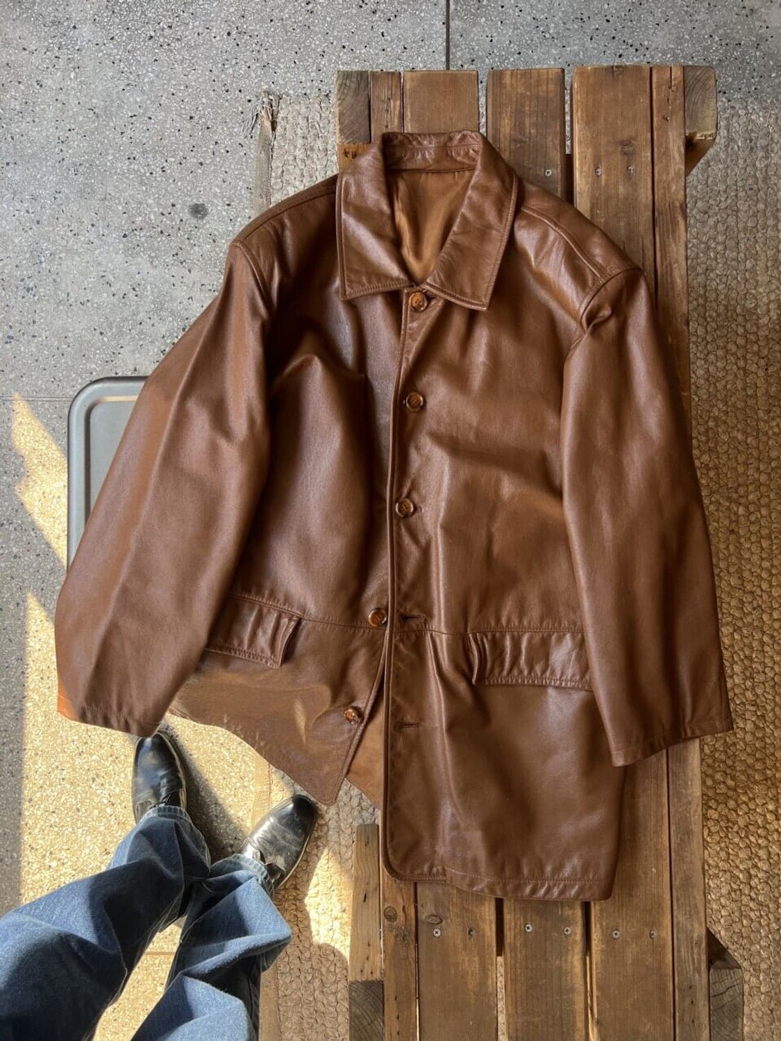 Cow Leather jacket 상품이미지2