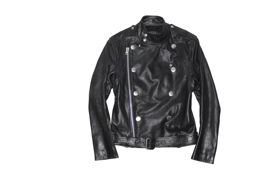 DIAFVINE 디아프바인 무장전선 스티어하이드 바이커 레더자켓 상품이미지1