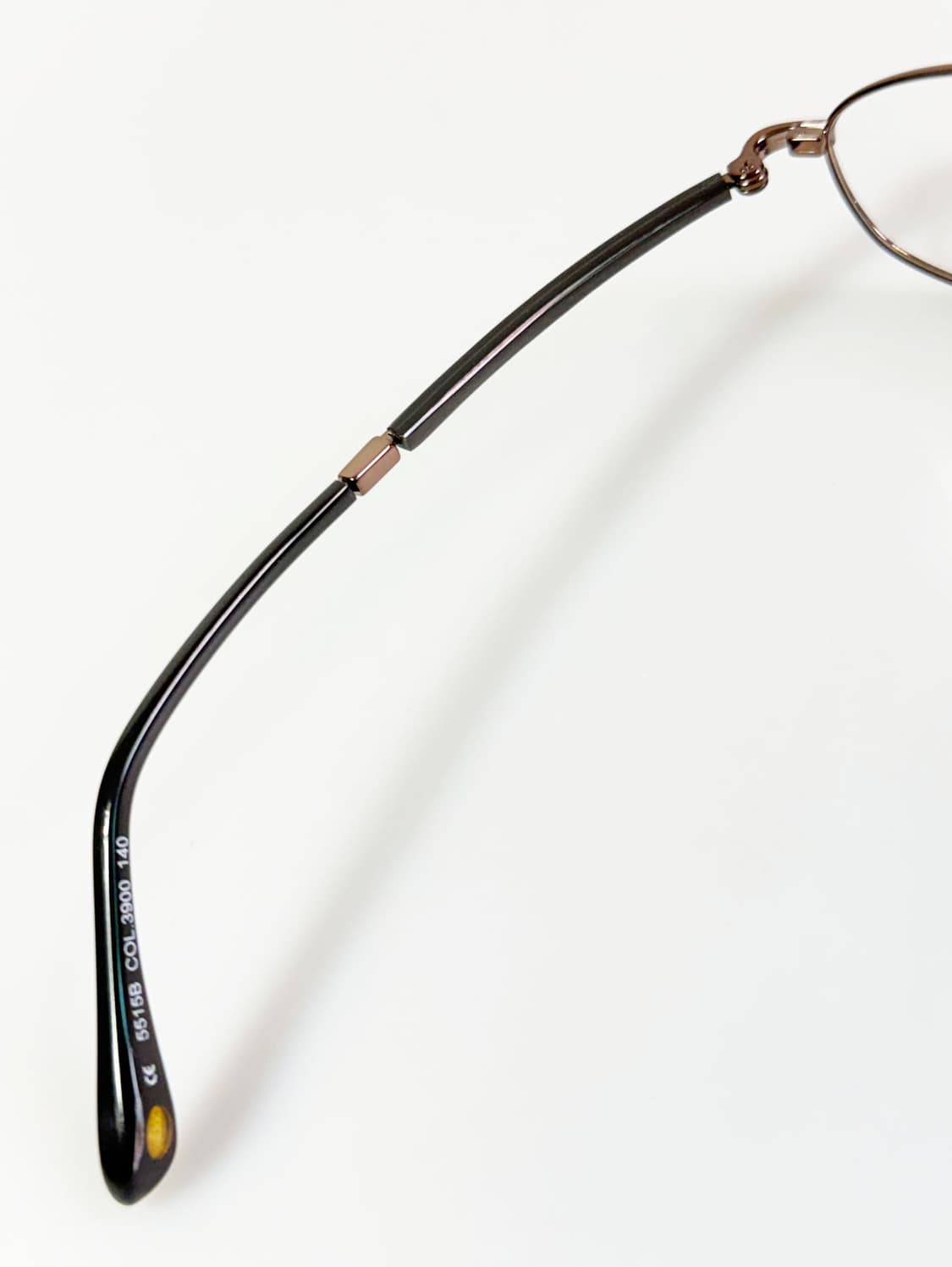 90s KALEIDO 브라운 슬림 오벌  메탈 빈티지 안경 상품이미지7