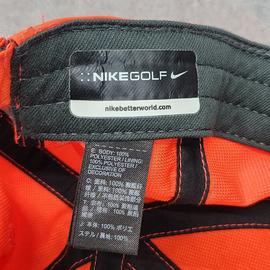 나이키 골프 드라이핏 볼캡 오렌지 프리 상품이미지7