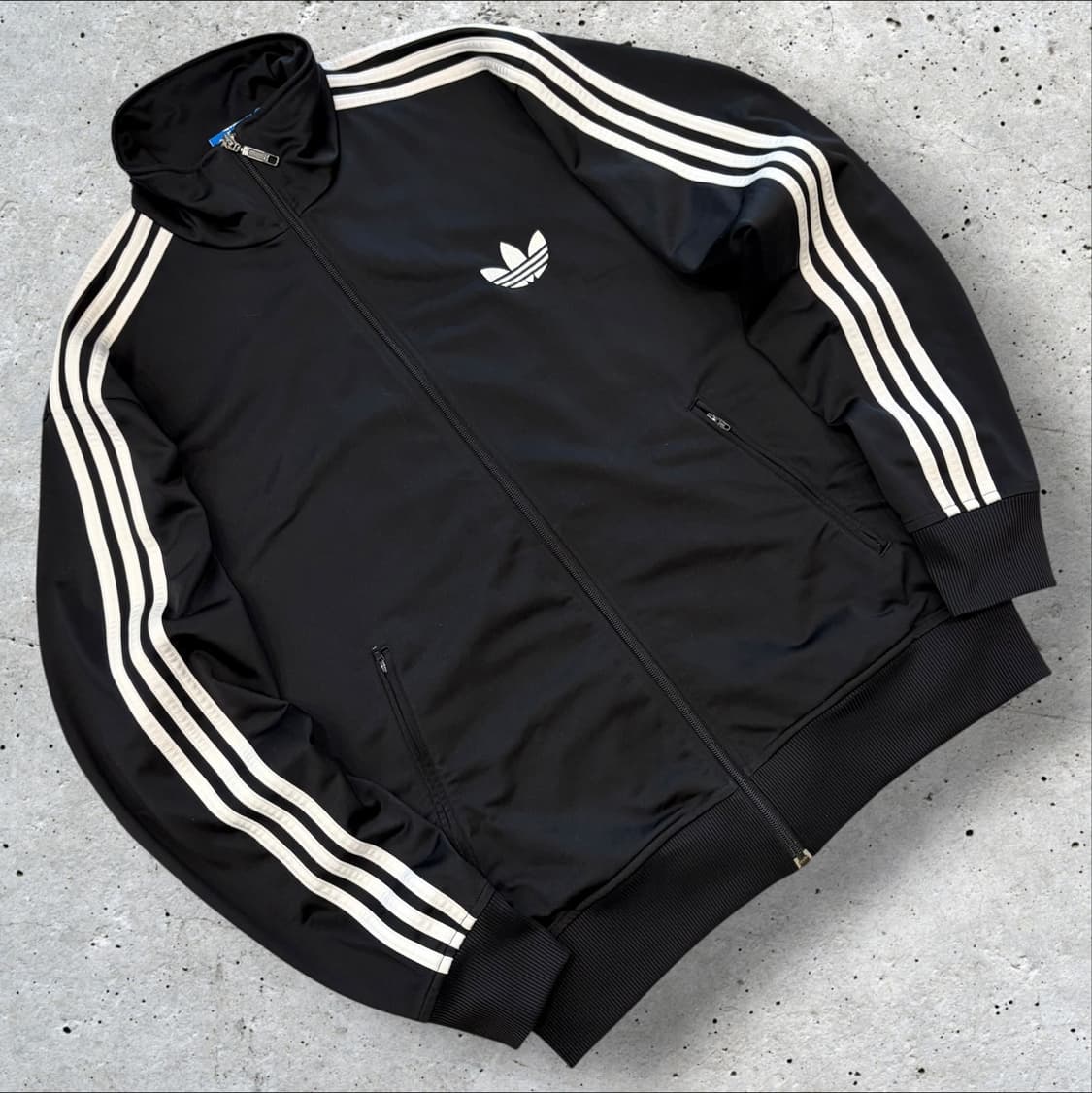 [110] 12s 아디다스 파이어버드 삼선 블랙 트랙탑 져지 D520 상품이미지1