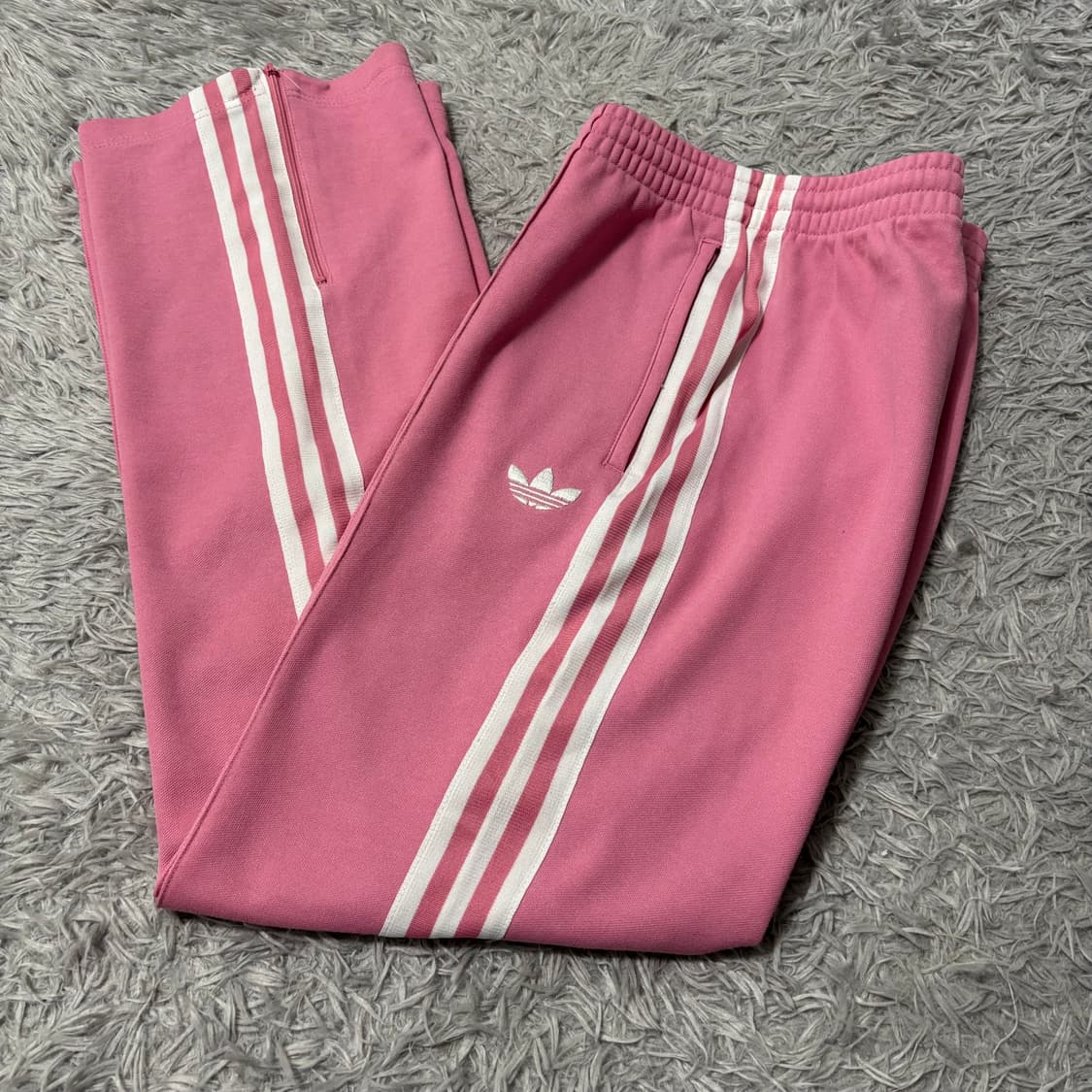 아디다스 핑크 삼선 세미부츠 팬츠 상품이미지1