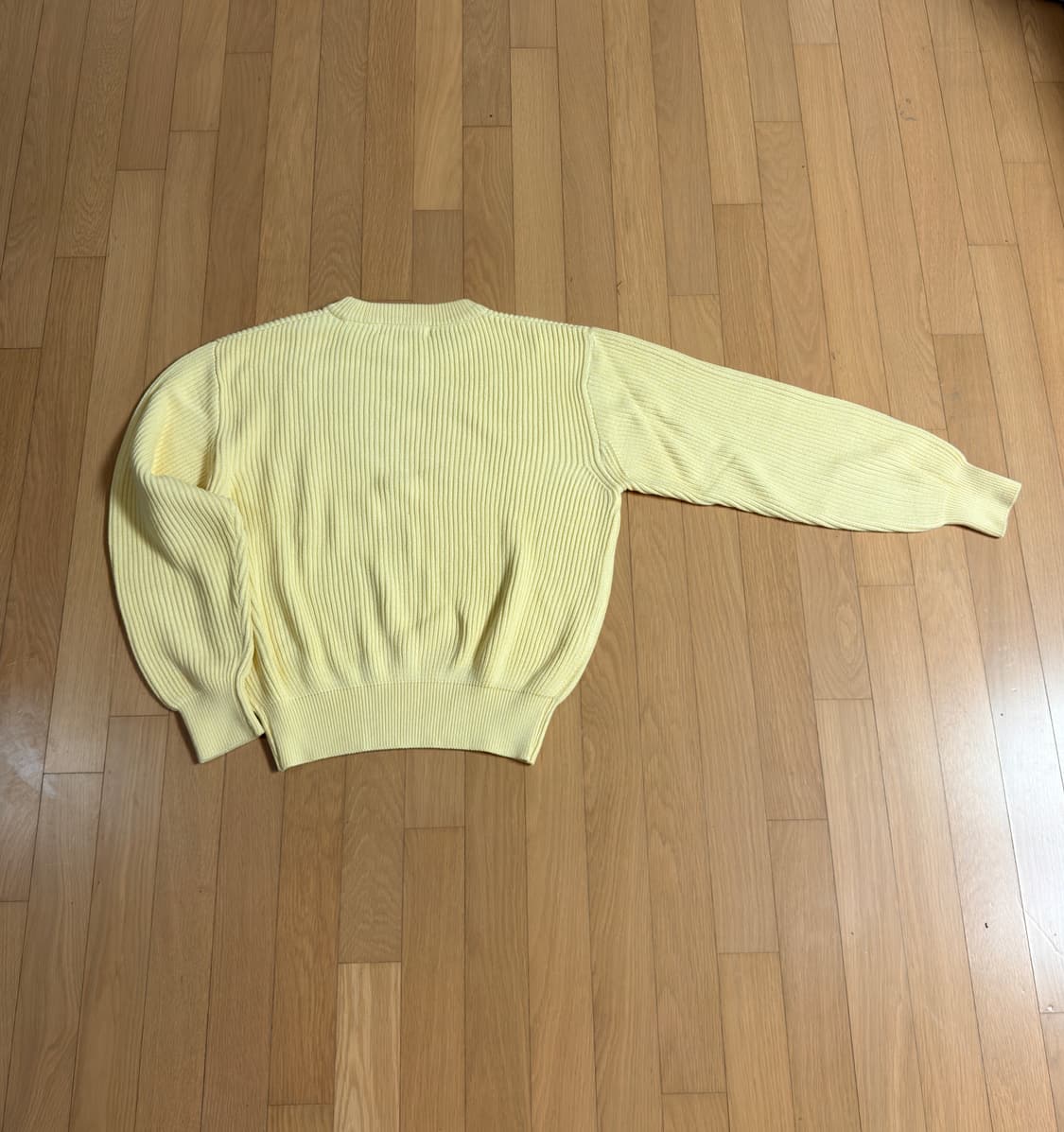 노라색 니트 m  상품이미지2