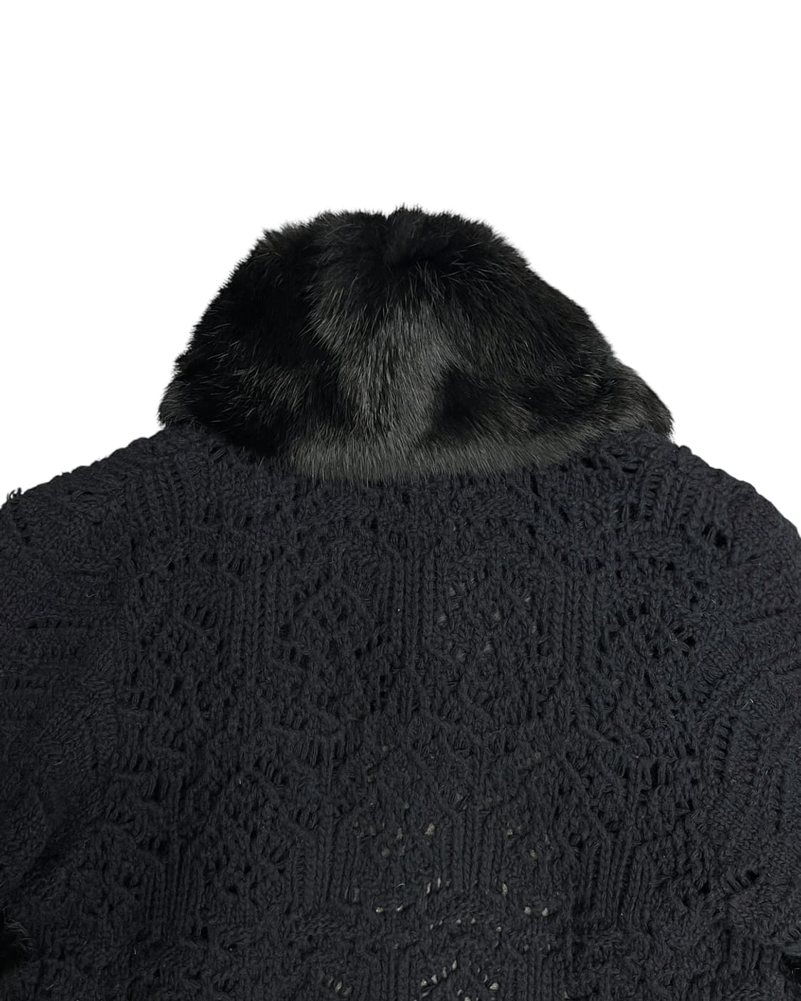 크리스찬 디올 숏 슬리브 퍼 디테일 크로셰 자켓 상품이미지7