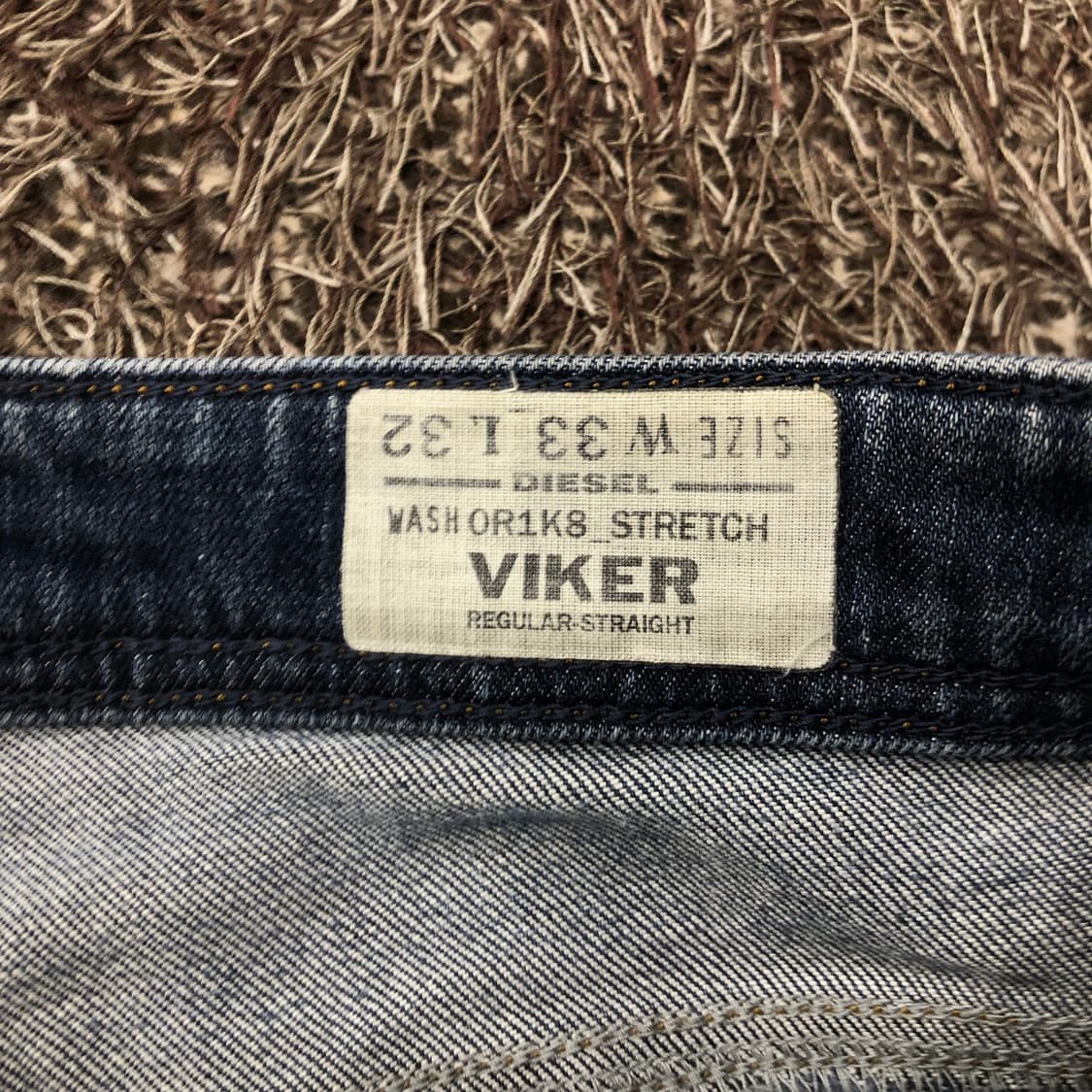 디젤 VIKER 디스 워싱 데미지 데님 팬츠 상품이미지5