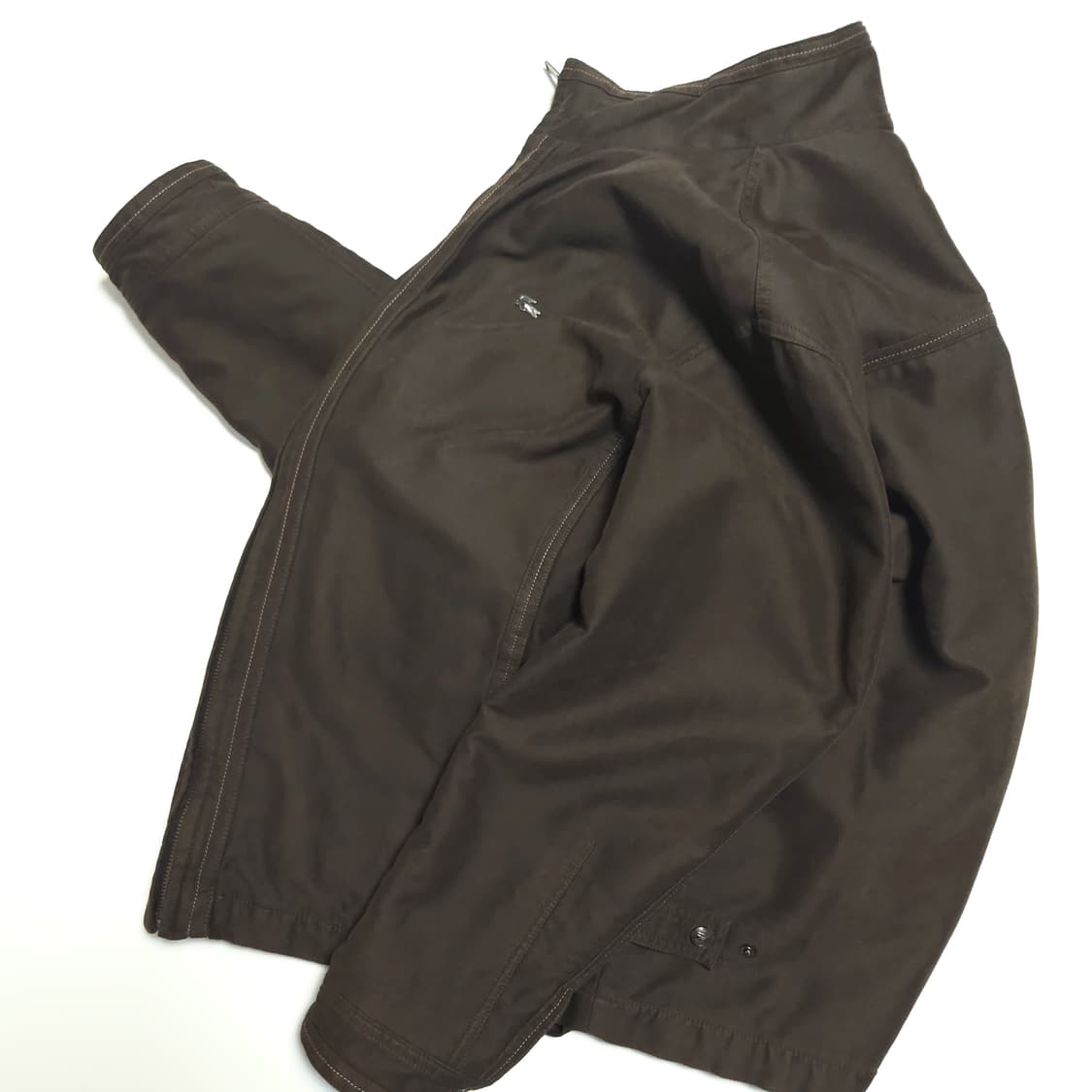 라코스테 90s 라이너 블루종 집업 자켓 브라운 상품이미지2