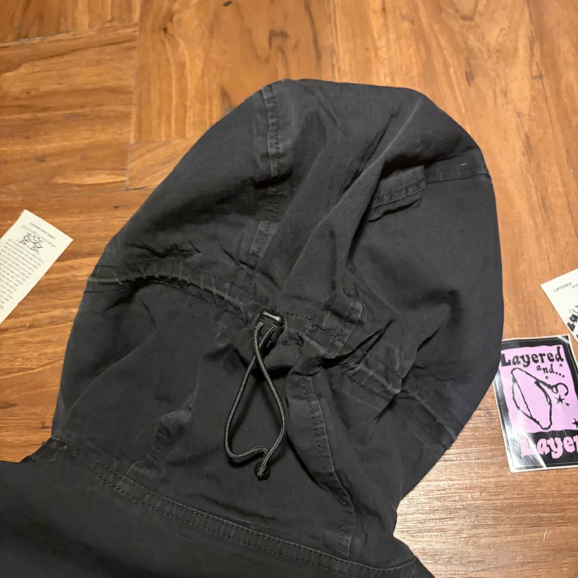 ARMANI EXCHANGE 밀리터리 후디드 투웨이 파카 XL 상품이미지8