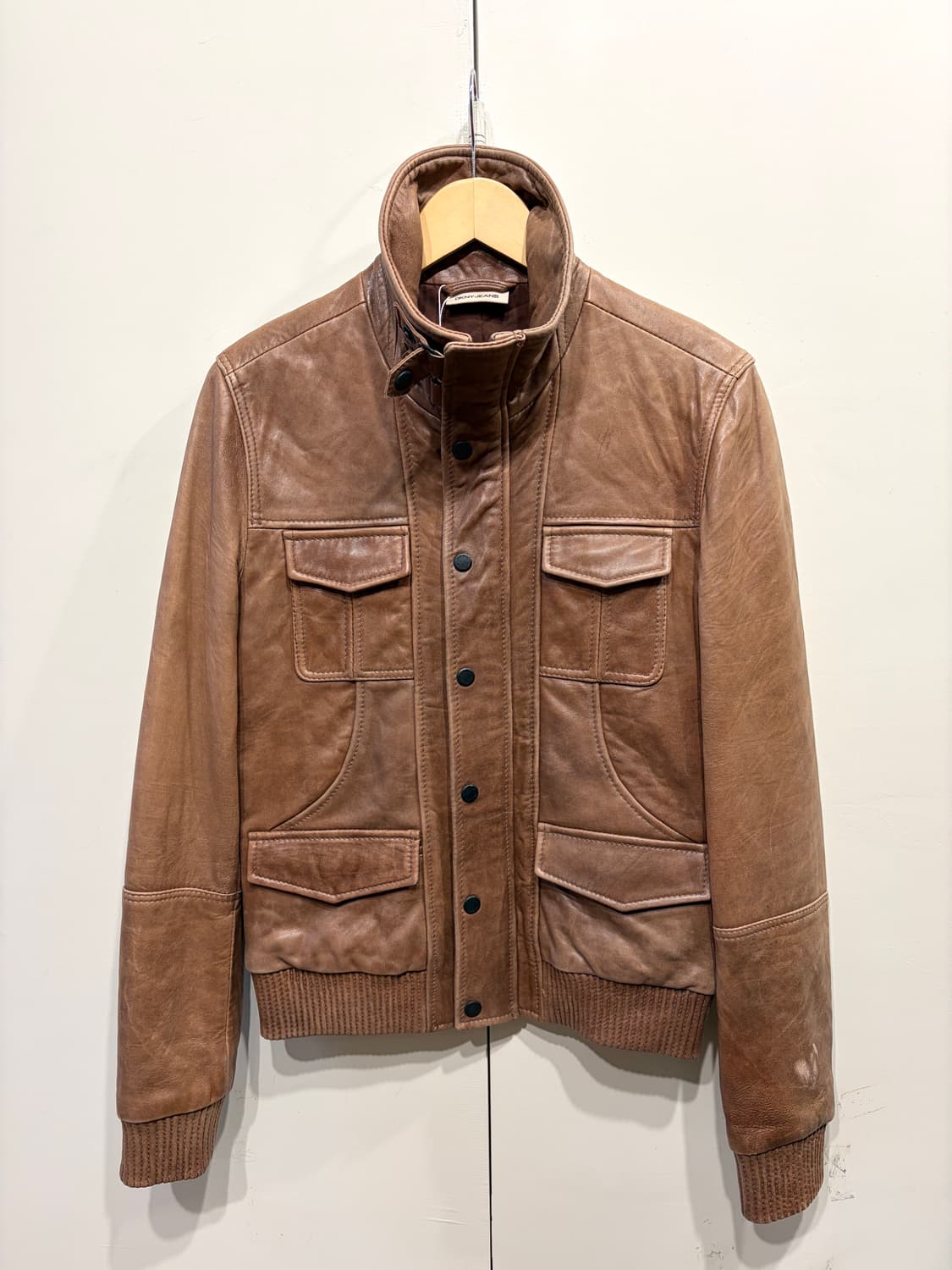 00's DKNY 램스킨 레더 자켓 상품이미지2