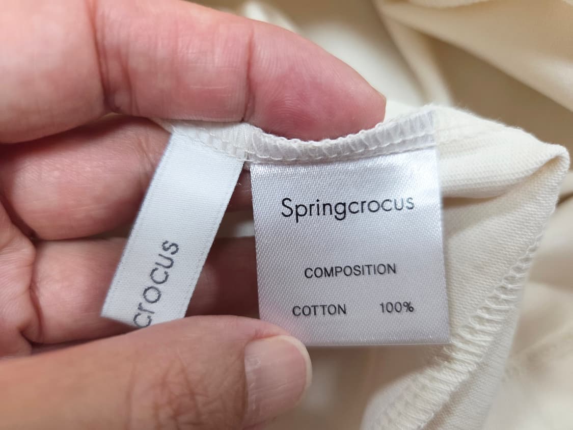 스프링크로커스(springcrocus) 보우트넥 티셔츠  55-66 새상 상품이미지7