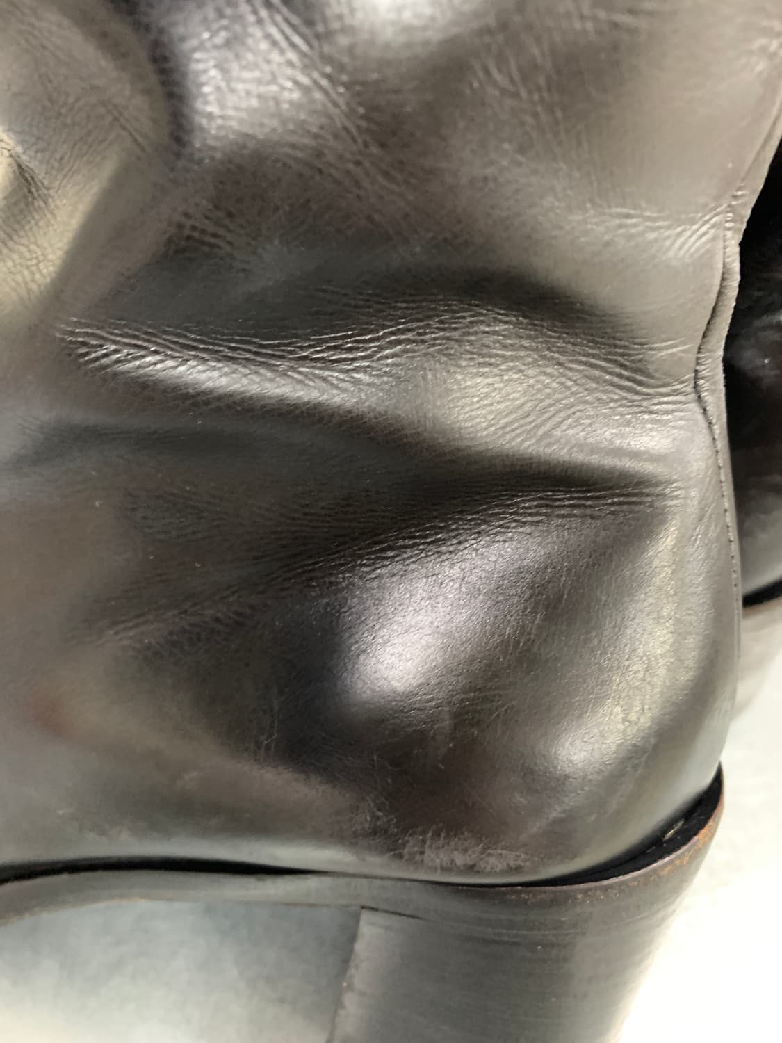 구찌 앵클 레더 지퍼 부츠 블랙 7.5(255) 상품이미지7