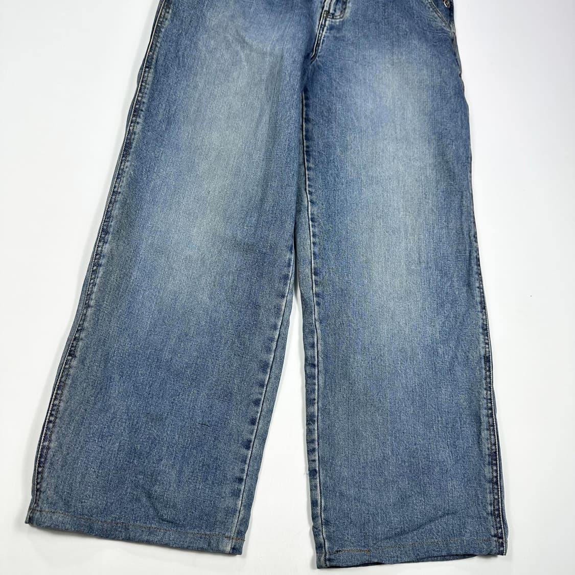 VTG 빈티지 데님 오버롤 멜빵바지 (L) 상품이미지4