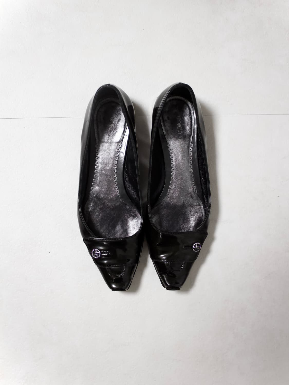 Giorgio Armani enameled flat shoes 상품이미지1