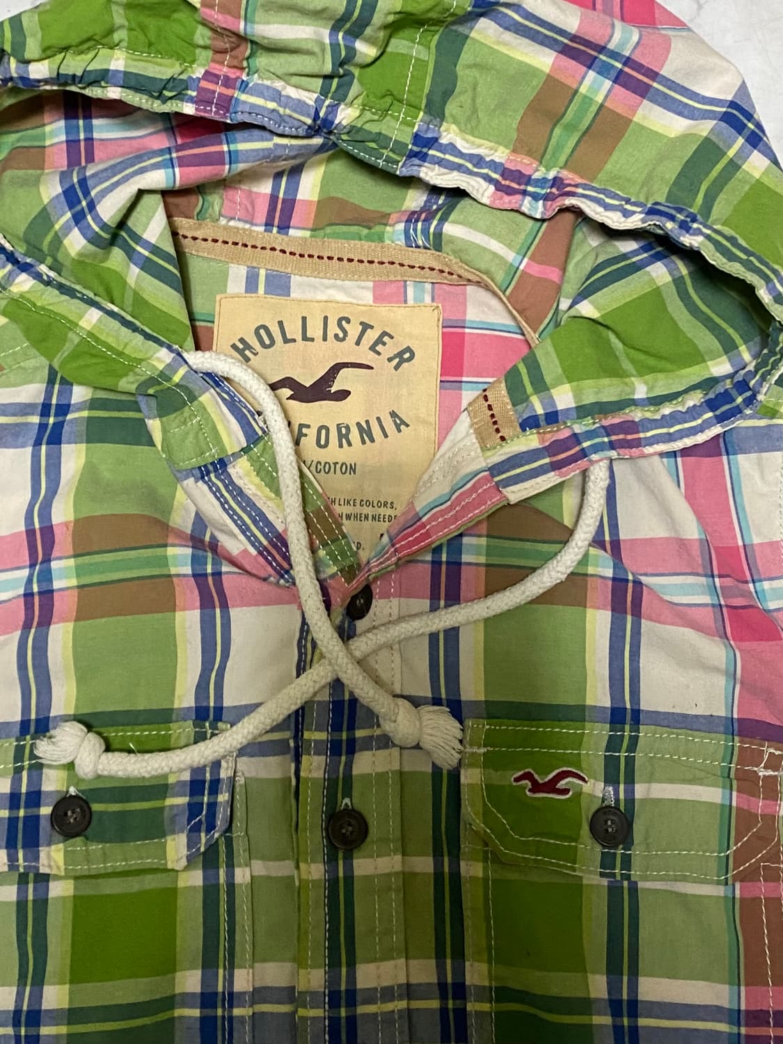 홀리스터 빈티지 패치 후드셔츠 사이즈 여성 95 상품이미지2