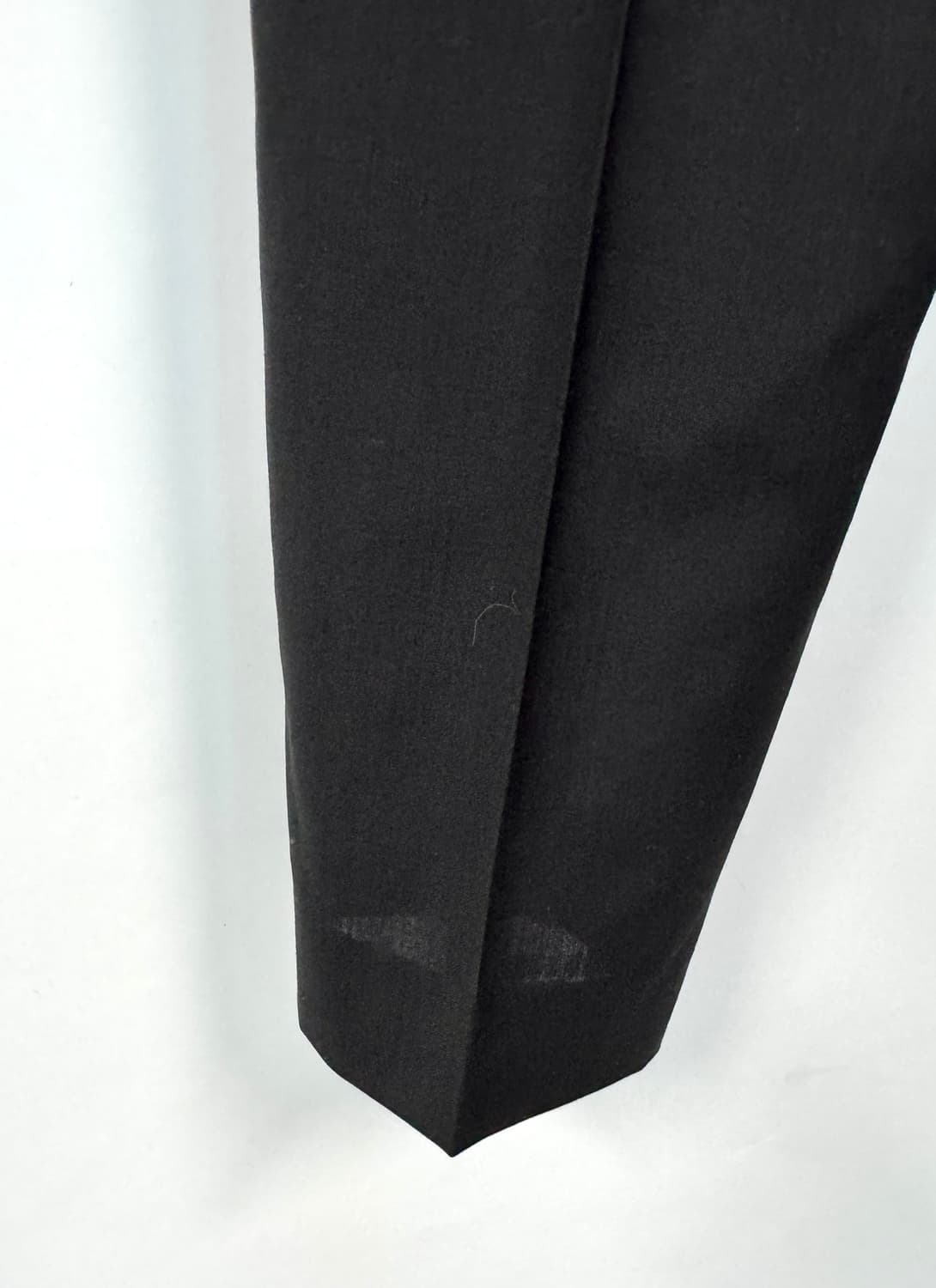 AMI PARIS 아미 핀턱 서머울 블랙 슬랙스 38 상품이미지3