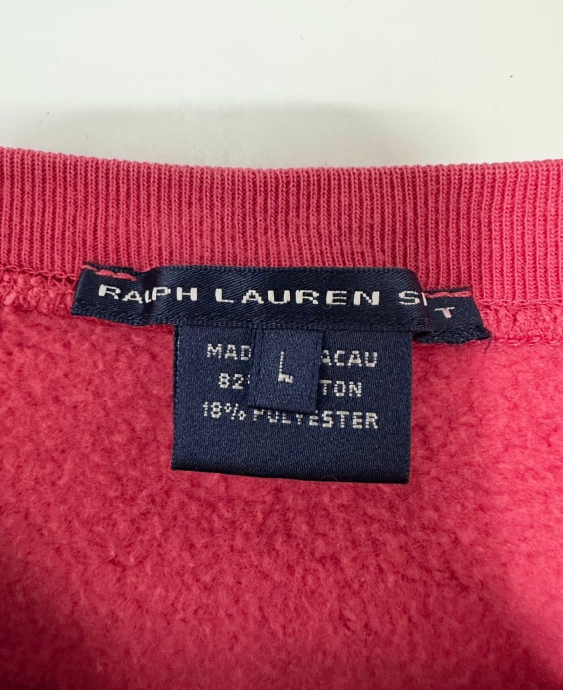 폴로 랄프로렌 핑크 맨투맨 상품이미지4