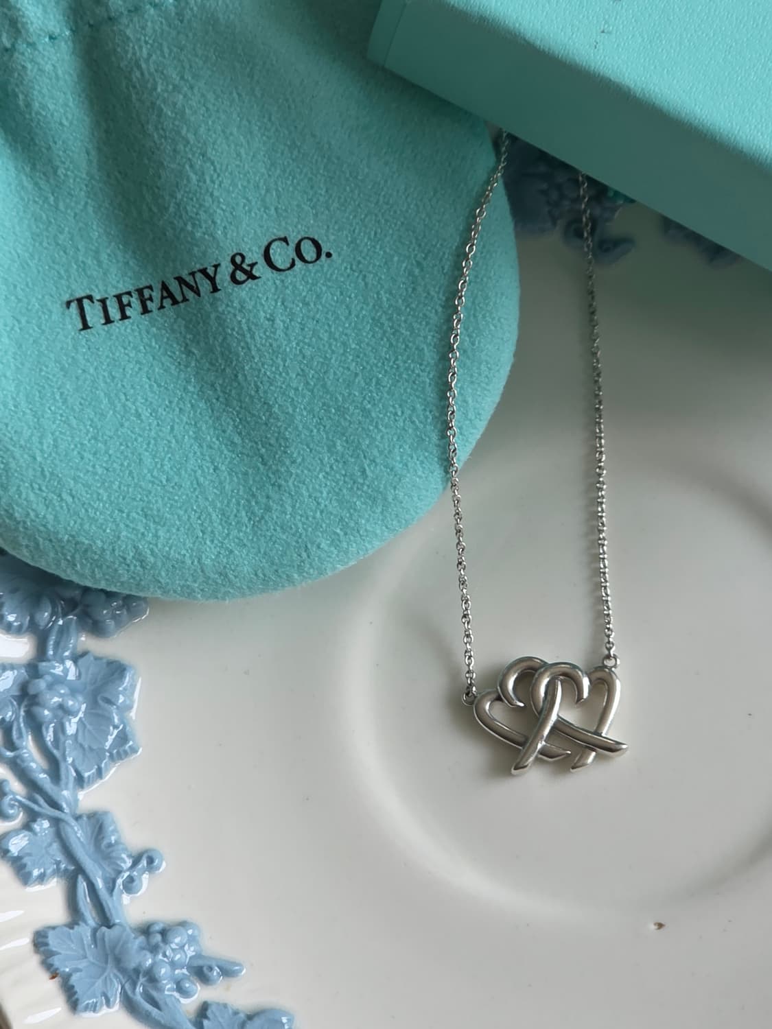 티파니앤코 팔로마 피카소 더블 러빙하트 실버925 목걸이 상품이미지2