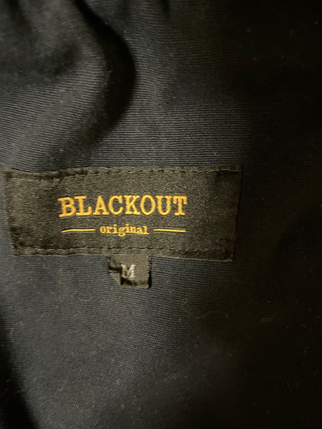 블랙아웃 팀자켓 네이비 m사이즈 상품이미지4