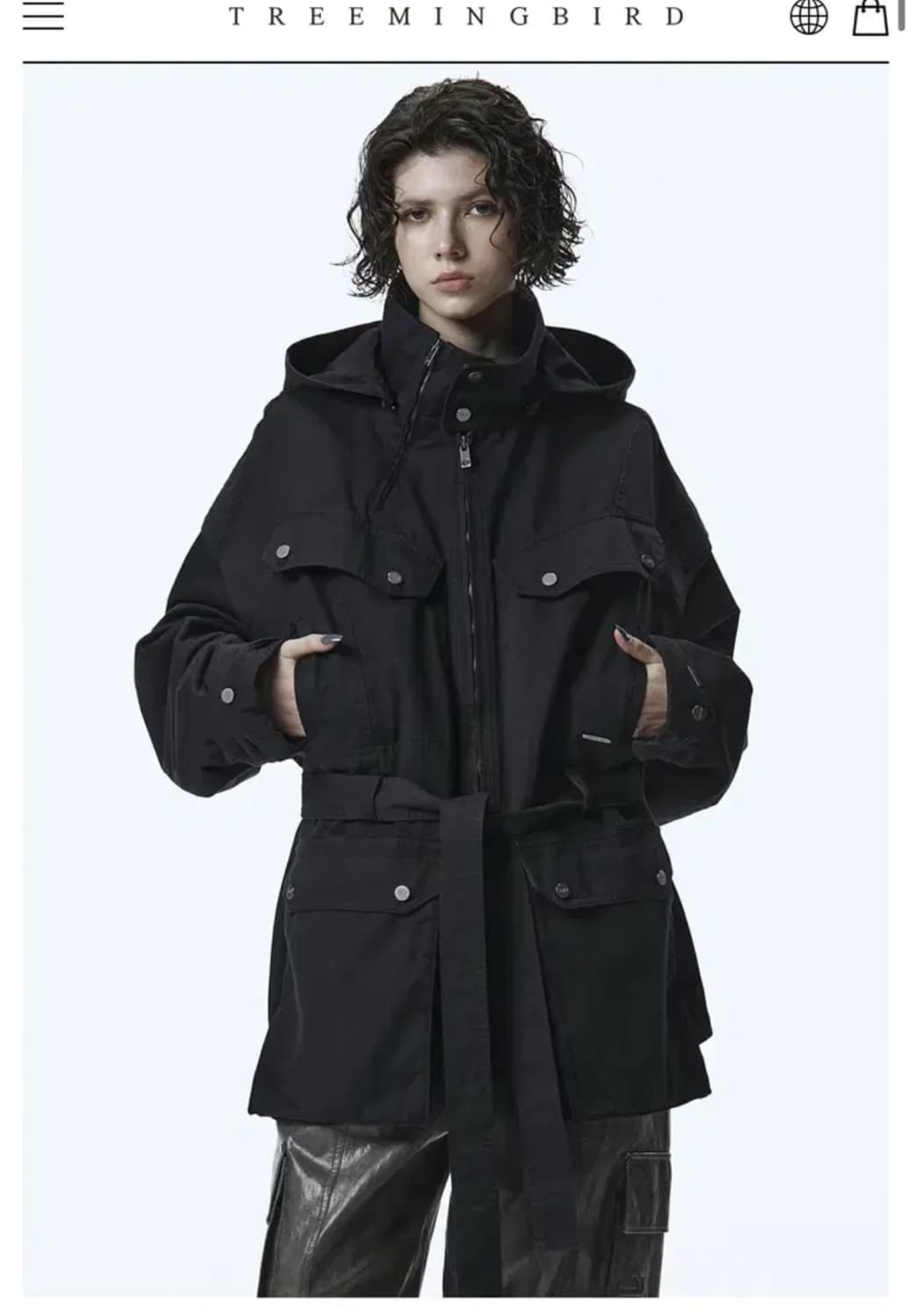 트리밍버드 Belted Utility Field Jacket 상품이미지1