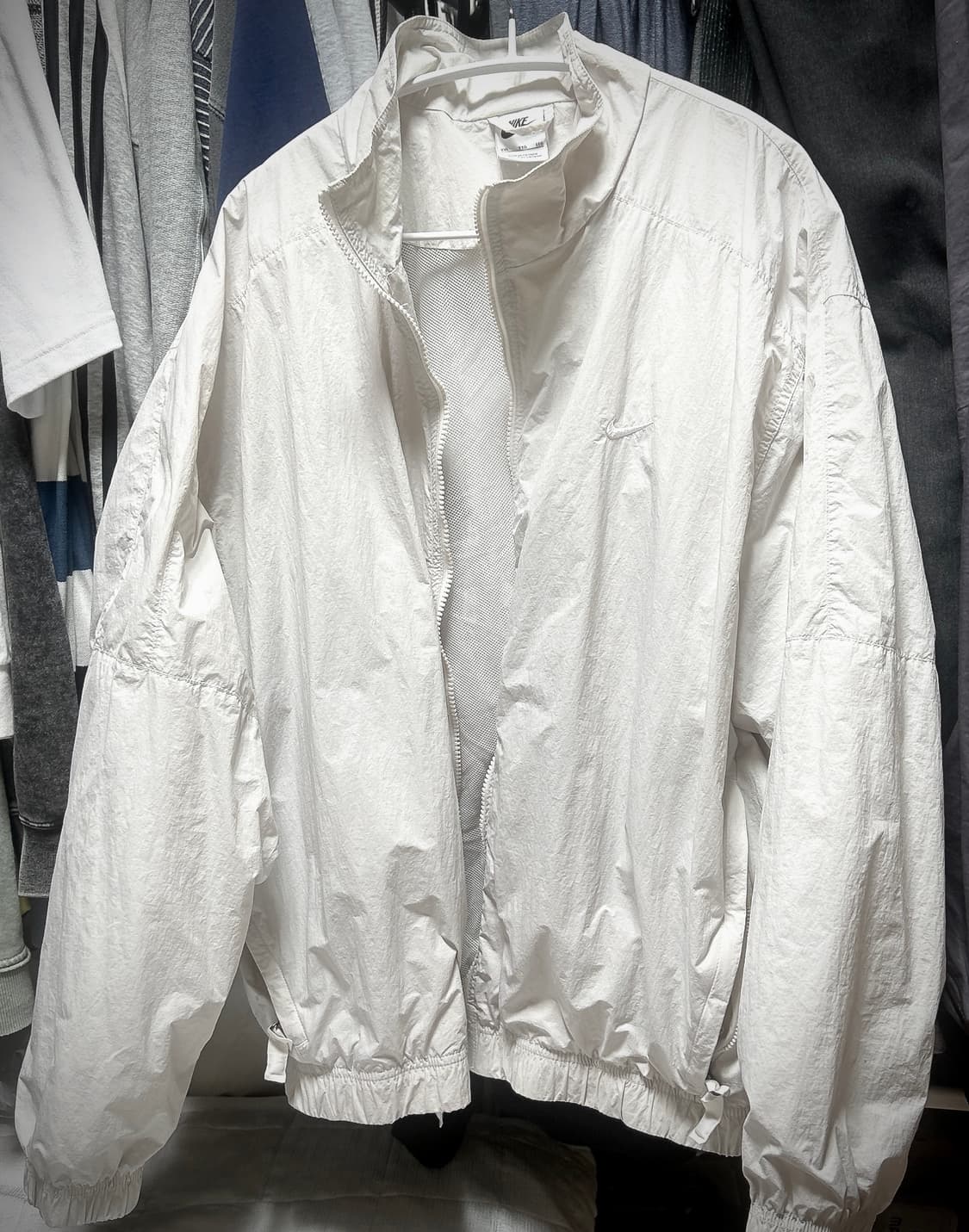 나이키 코리아 스우시 우븐 화이트 자켓 2XL 상품이미지3