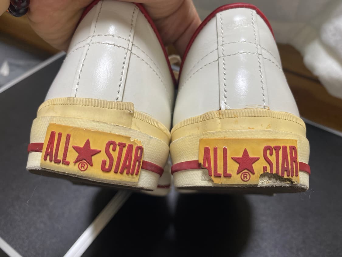 [CONVERSE] 컨버스 재팬 원스타J 6사이즈 화이트/레드 상품이미지6