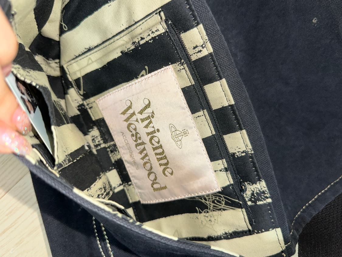 비비안웨스트우드 코튼 숄더백 크로스백 상품이미지2