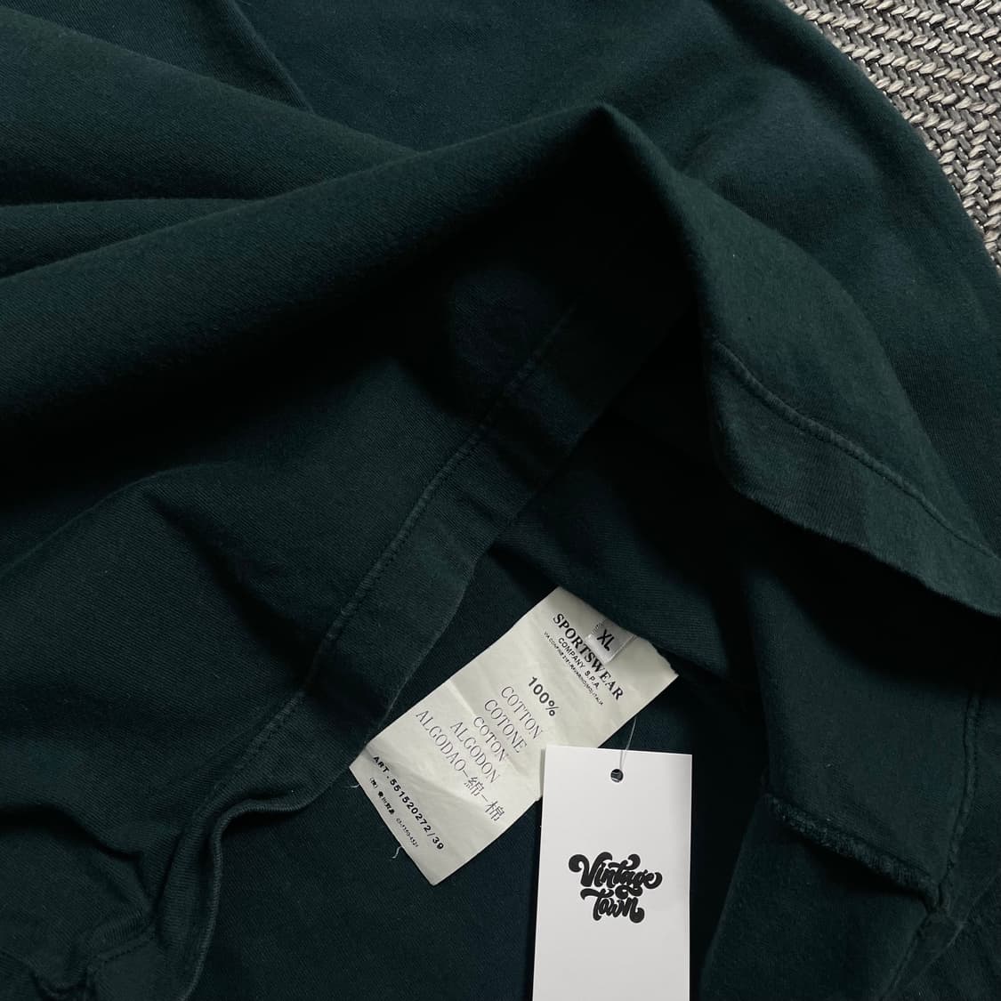 스톤아일랜드 와펜 빅로고 크루넥 롱슬리브 티셔츠 o 3918 상품이미지6