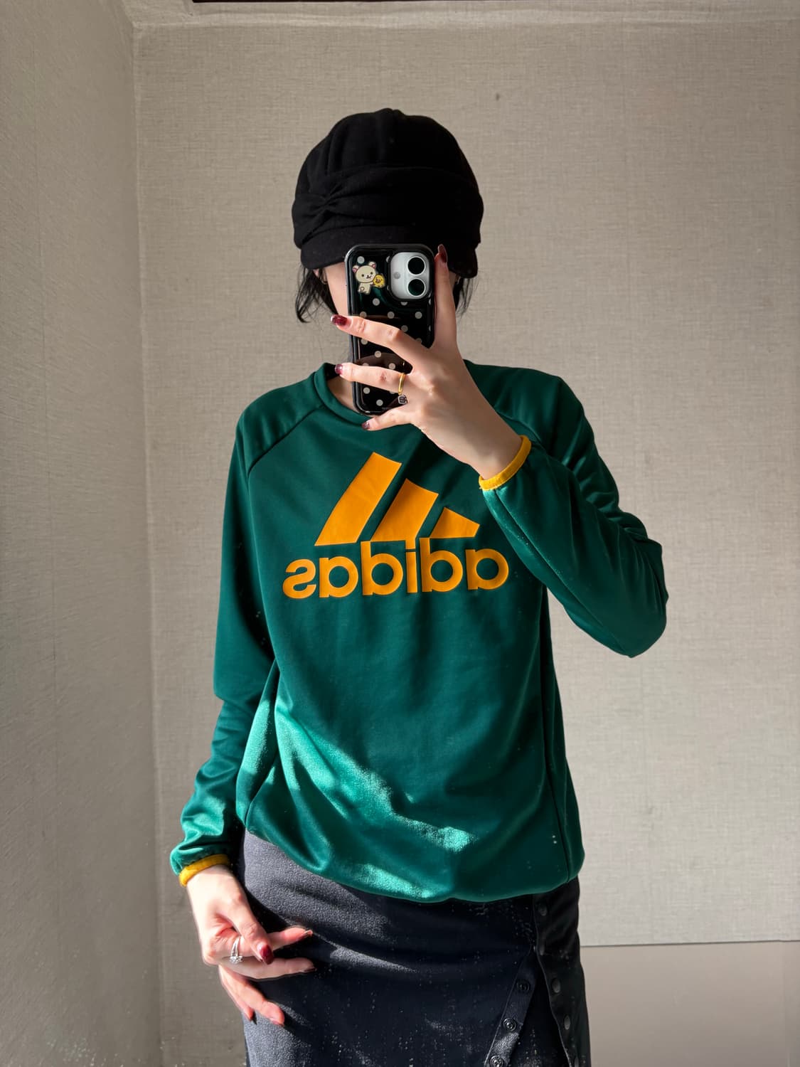 아디다스 그린 빅로고 롱슬리브 상품이미지1