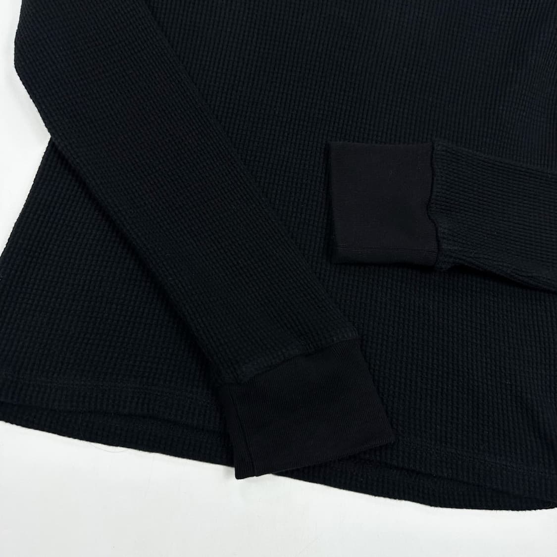 폴로 랄프로렌 미니멀 와플 롱슬리브 블랙 여성M 상품이미지4