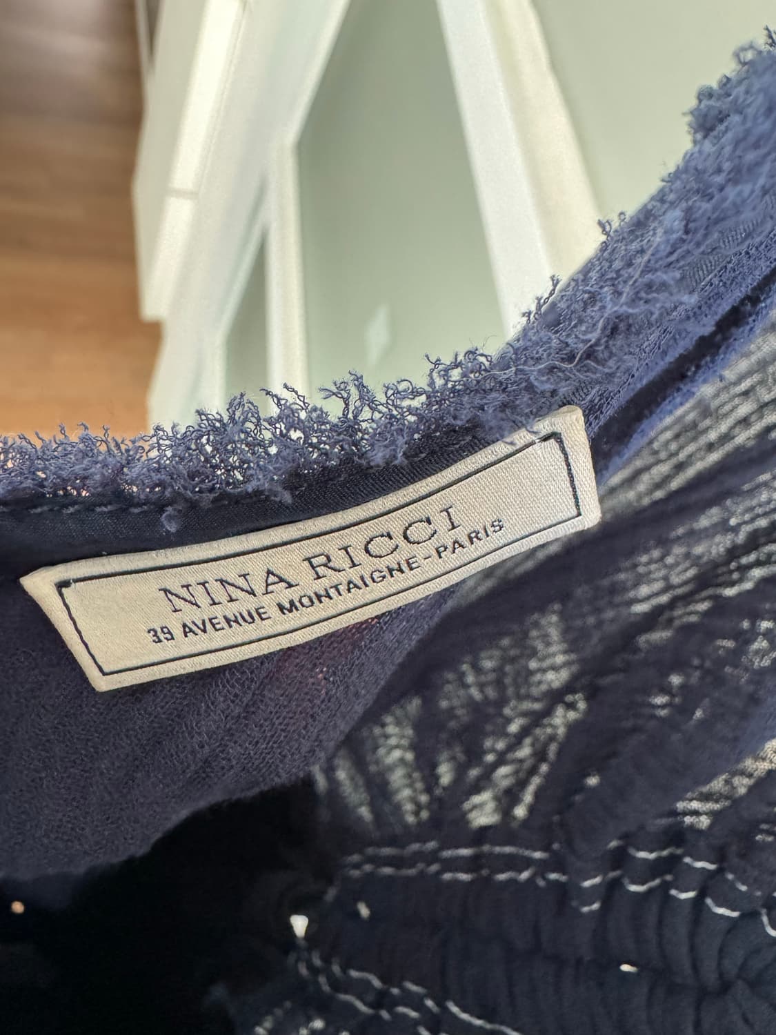 니나리치 네이비 롱 원피스 38 상품이미지7