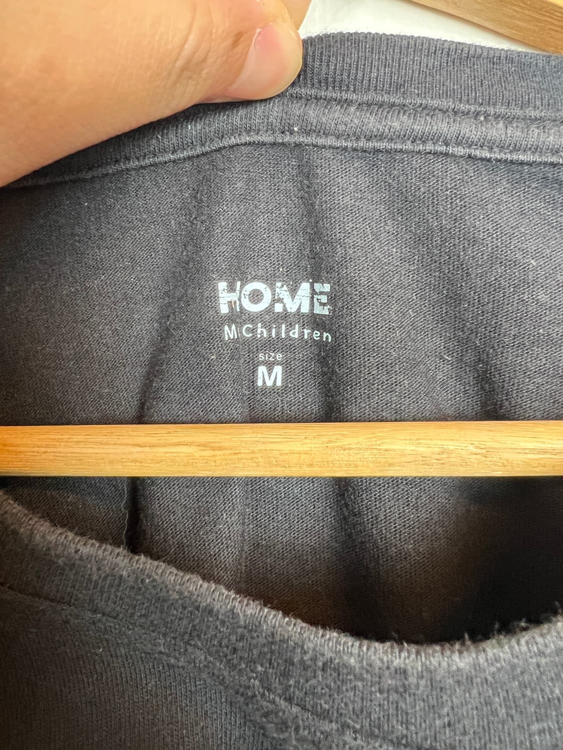 JPN HOME M CHILDREN 블랙 프린팅 반팔 티셔츠 M 상품이미지3