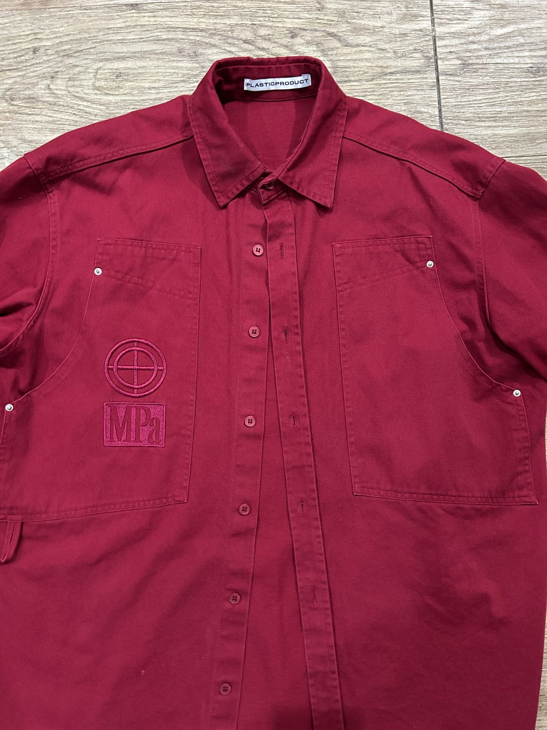 plasticproduct 버건디 셔츠 상품이미지2