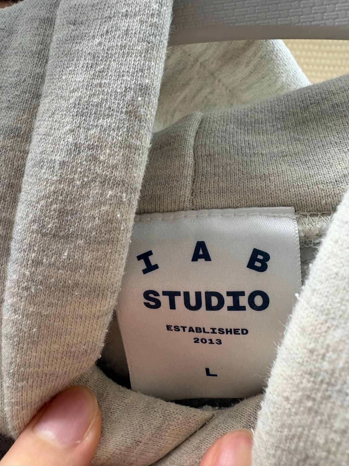 Iab 후드티 듀얼 그레이 상품이미지3