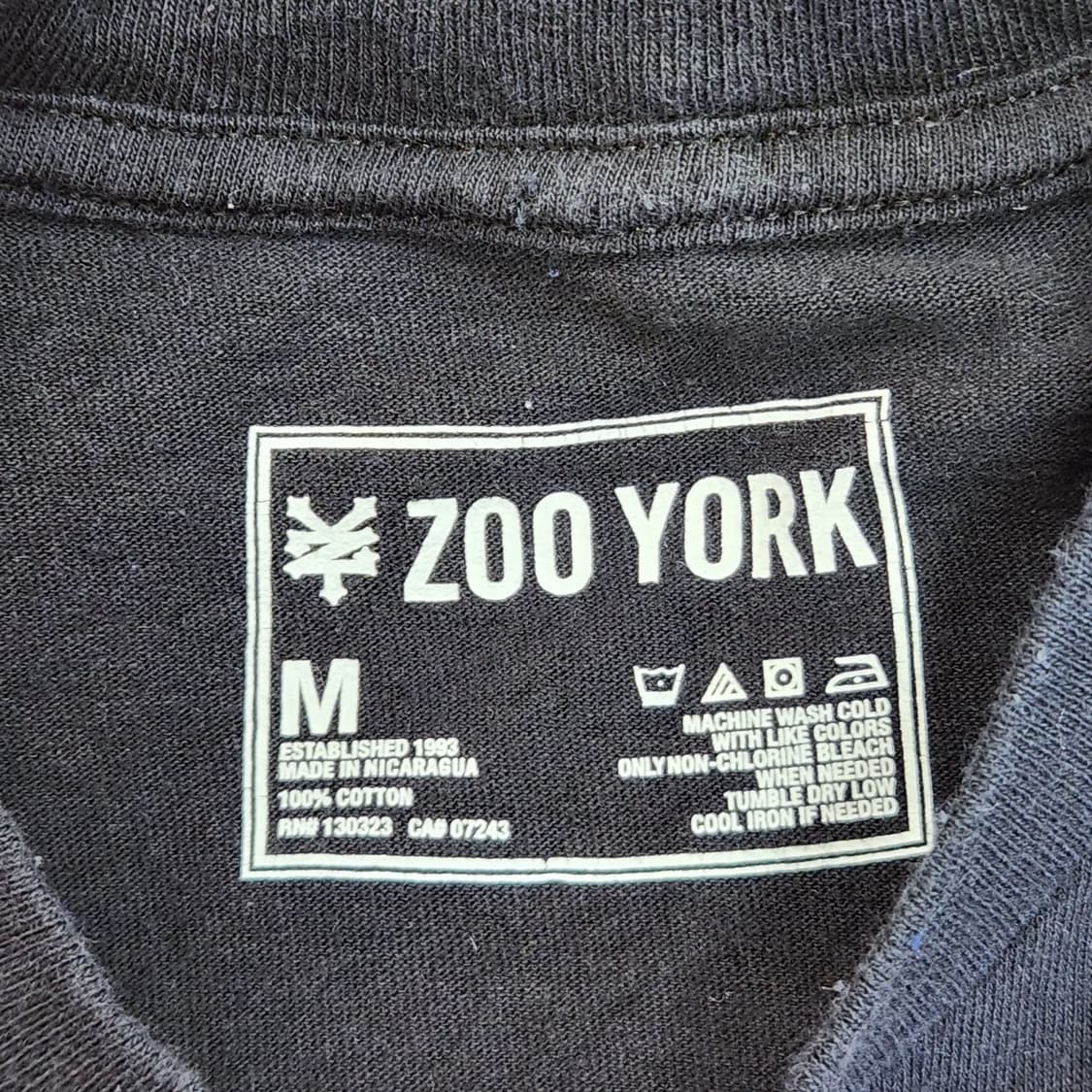 Zoo York 올드스쿨 스트릿 빅로고 반팔 티셔츠 M 상품이미지4