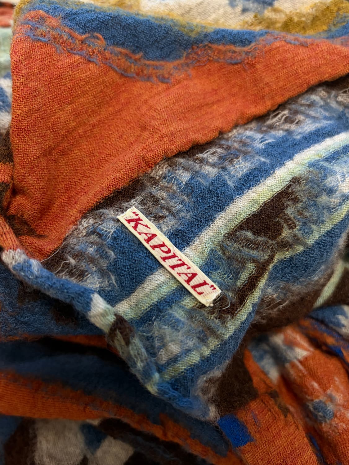 (쇼핑백 포함)KAPITAL 나바호패턴 축융머플러 상품이미지4