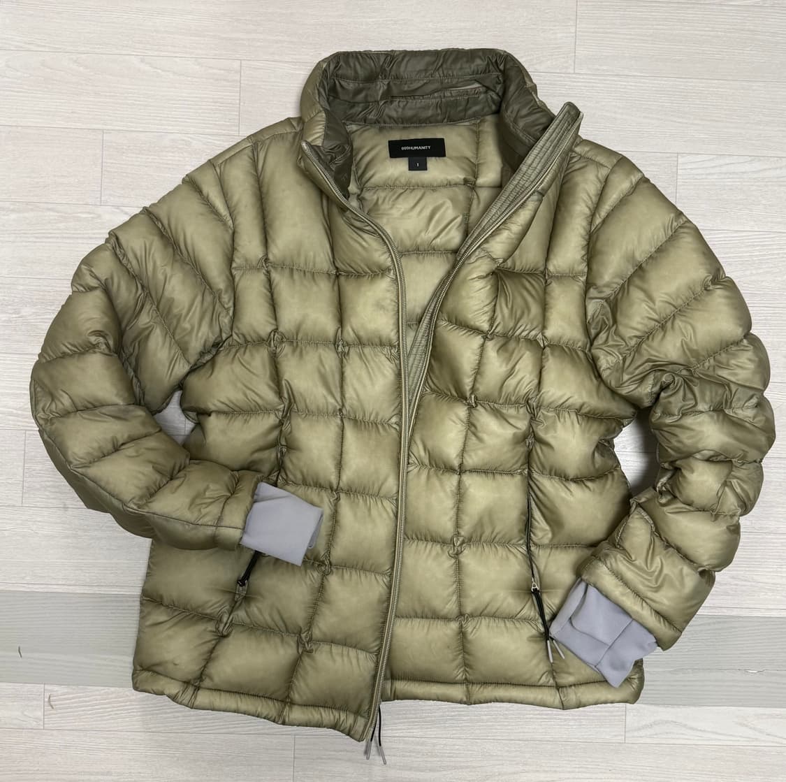 999humanity modular goose puffer (khaki) 상품이미지2