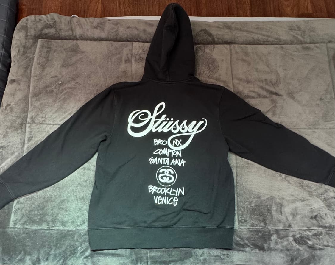 스투시 월드 투어 블랙 2021 M사이즈 상품이미지3