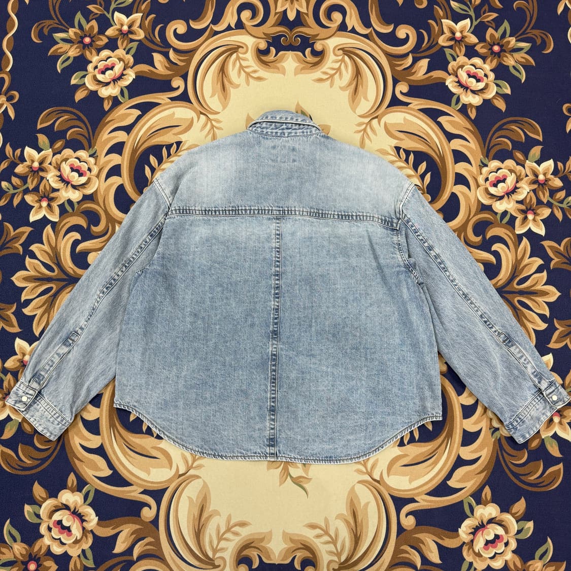 (S)게스 GUESS 투포켓 오버핏 데님셔츠 상품이미지6