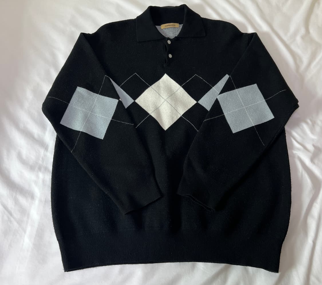 아가일 니트 + 시그니처 와이드 슬랙스(2개가격) 상품이미지3