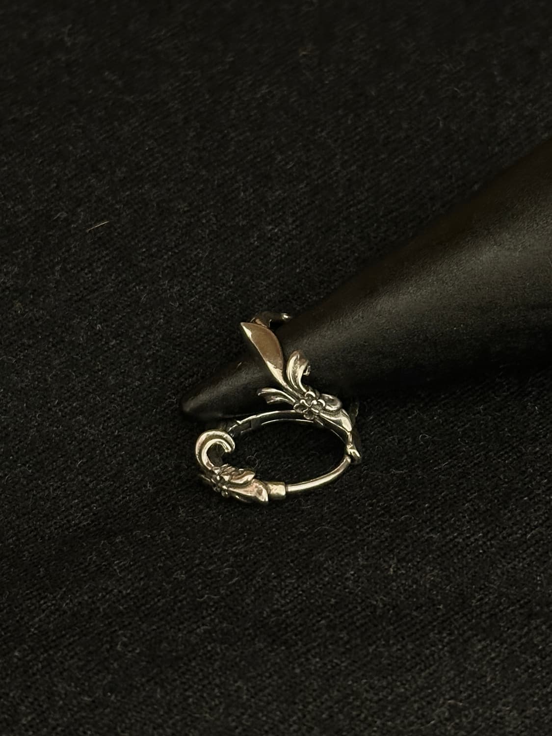 Blooming Arc 925sipver Hoop earring 상품이미지2