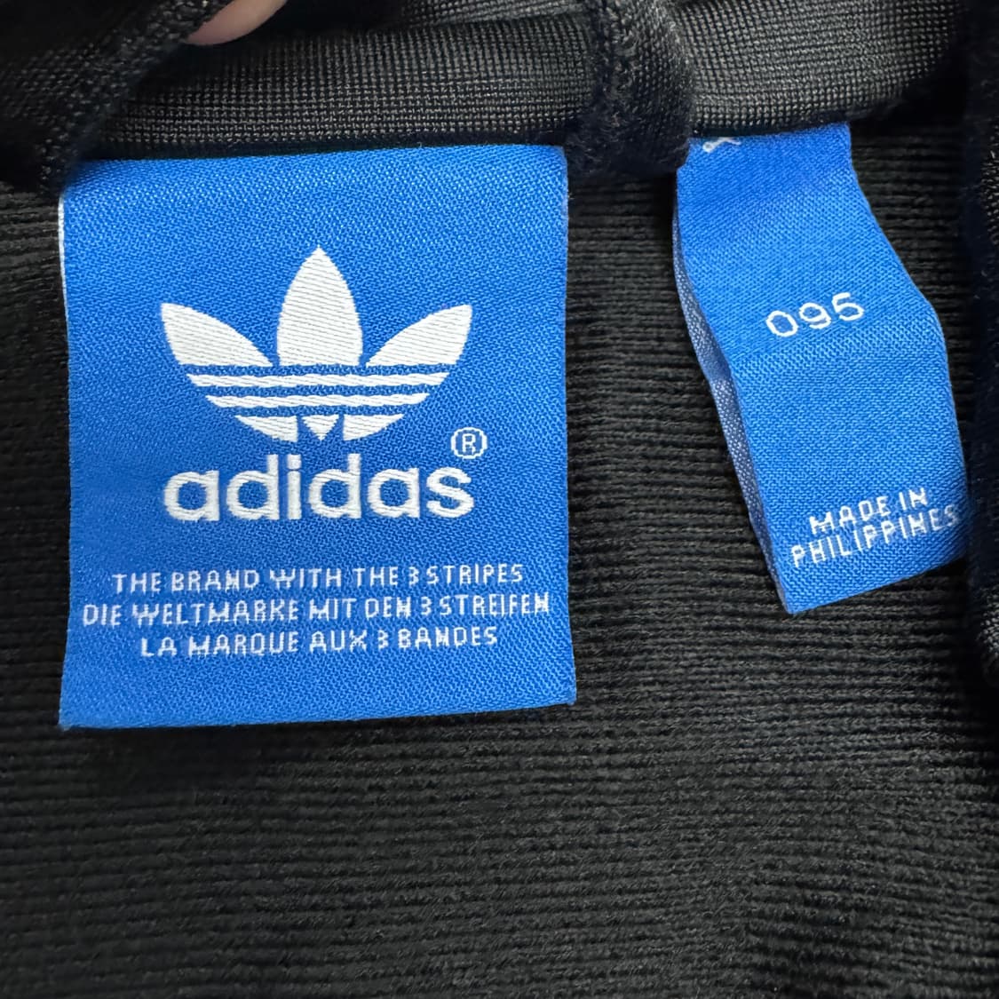 아디다스 빅로고 파이어버드 트랙탑 져지 블랙 상품이미지5