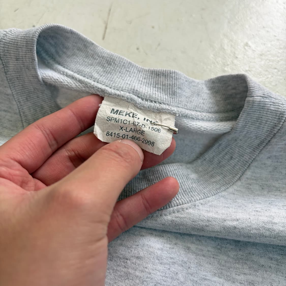 US ARMY USA OG 미육군 빈티지 스웻셔츠 XL 상품이미지5